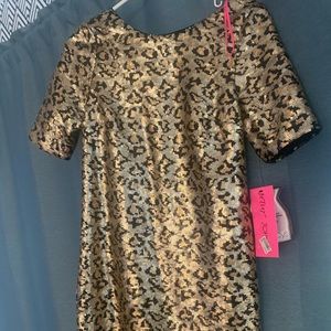 Betsy Johnson never worn sequence formal dress